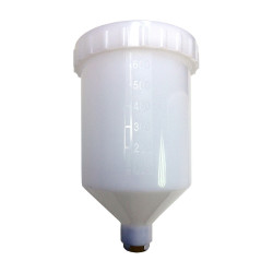 Бачок верхний 600мл для краскопультов CP с внутренней резьбой