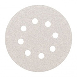 Коло шліфувальне Smirdex 510 White Line абразивне, для сухого шліфування, діаметр 125мм, 8 отворів, Р=360