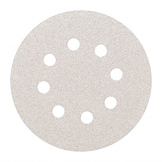 Коло шліфувальне Smirdex 510 White Line абразивне, для сухого шліфування, діаметр 125мм, 8 отворів, Р=360