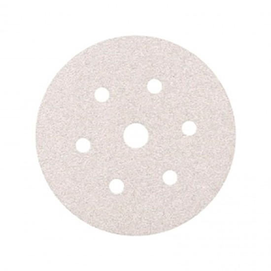 Коло шліфувальне Smirdex 510 White Line абразивне, для сухого шліфування, діаметр 150 мм, 7 отворів, Р=220