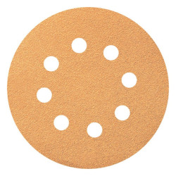 Коло шліфувальне Smirdex 820 Power Line абразивне, для сухого шліфування, діаметр 125 мм, 8 отворів, Р=100