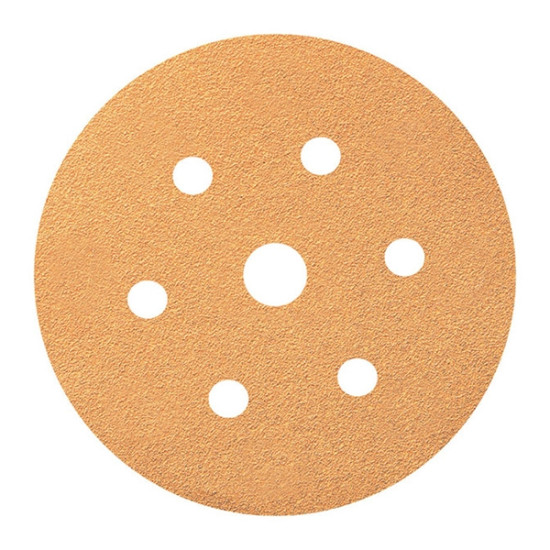Коло шліфувальне Smirdex 820 Power Line абразивне, для сухого шліфування, діаметр 150 мм, 7 отворів, Р=80