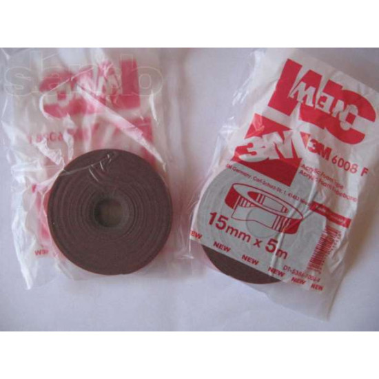 Лента двусторонняя 3М 5386F 6мм* 0,8м*5м