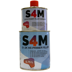 2K HS 5:1 ґрунт-наповнювач сірий S4M (0,75л) + затверджувач (0,15л)