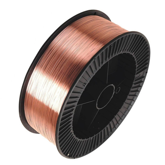 Проволока сварная омедненная в катушке  5кг, диам. 0,8 мм (Китай)